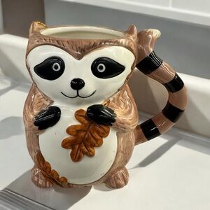 Pier 1 Imports Large Raccoon Mug - B